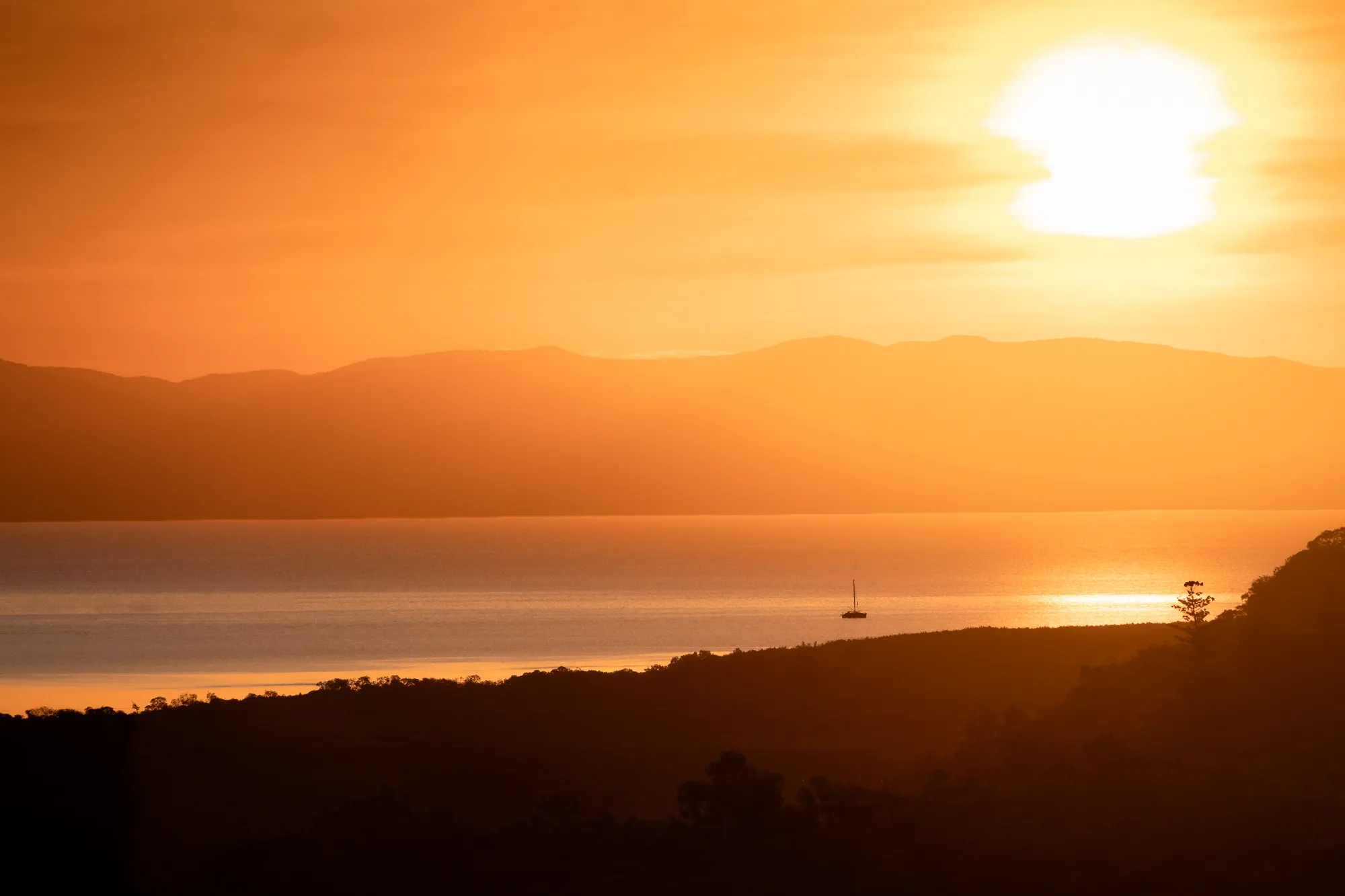 Couchant sur la baie, Picnic Bay, Magnetic Island